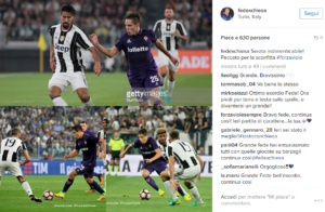 chiesa instagram debutto